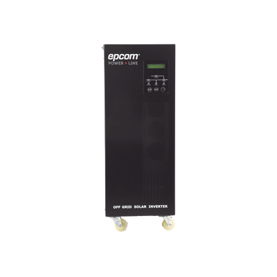 Inversor / Cargador para sistemas tipo isla de 192Vcc/120VCA de 5000W onda sinusoidal pura con controlador MPPT. Administre una fuente fotovoltaica, la red eléctrica y recargue su banco de baterías y su consumo sin problemas. Inversor / Cargador para sistemas tipo isla de 192Vcc/120VCA de 5000W onda sinusoidal pura con controlador MPPT. Administre una fuente fotovoltaica, la red eléctrica y recargue su banco de baterías y su consumo sin problemas.