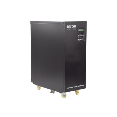 Inversor / Cargador para sistemas tipo isla de 192Vcc/120VCA de 5000W onda sinusoidal pura con controlador MPPT. Administre una fuente fotovoltaica, la red eléctrica y recargue su banco de baterías y su consumo sin problemas. Inversor / Cargador para sistemas tipo isla de 192Vcc/120VCA de 5000W onda sinusoidal pura con controlador MPPT. Administre una fuente fotovoltaica, la red eléctrica y recargue su banco de baterías y su consumo sin problemas.