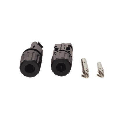 Conector MC-4 para Módulos Fotovoltaicos (conector hembra + conector macho)