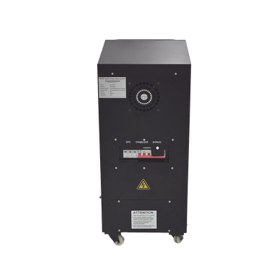 Regulador de Voltaje Industrial Trifásico 10 kVA/8 kW 220 V / Entrada 176-264 V Vca / Salida 215.6-224.4 Vca