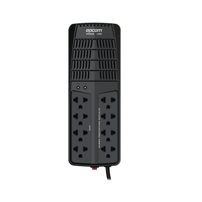 Regulador de Voltaje 2000 VA-1000 W / 4 Contactos con AVR / 4 Contactos con Supresor de Picos / Protección RJ11 Regulador de Voltaje 2000 VA-1000 W / 4 Contactos con AVR / 4 Contactos con Supresor de Picos / Protección RJ11