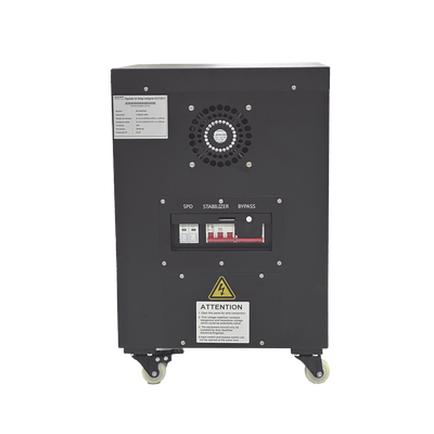 Regulador de Voltaje Industrial Monofásico 5 kVA/5 kW 120 V / Entrada 96-144 Vca / Salida 117.6- 122.4 Vca