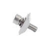 Conector N con tornillo para fijación en riel 5 y 8