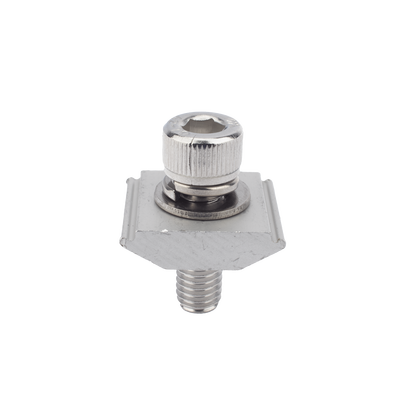 Conector N con tornillo para fijación en riel 5 y 8