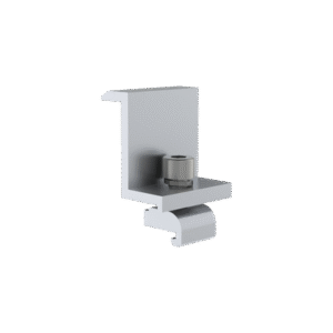 Sujetador final 40 mm para montaje de paneles solares en riel7