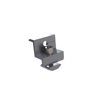 Sujetador final 30 mm y 35 mm para montaje de paneles solares en riel 5 y 8 Sujetador final 30 mm y 35 mm para montaje de paneles solares en riel 5 y 8