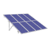 Montaje para Panel Solar, Riel "3" de 2200mm para Módulos con Espesor de 40mm, Velocidad de Viento Máx. 151km/h