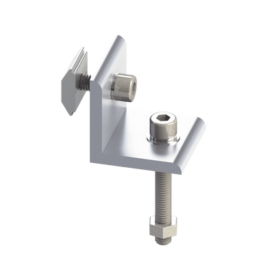 Grupo Conector L de Aluminio Anodizado 6005-T5