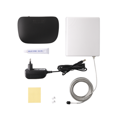 KIT de Amplificador de Señal Celular | Soporta 3G y Mejora la calidad de Voz | Cubre hasta 300 metros cuadrados | Ganancia Máxima 70 dB. KIT de Amplificador de Señal Celular | Soporta 3G y Mejora la calidad de Voz | Cubre hasta 300 metros cuadrados | Ganancia Máxima 70 dB.