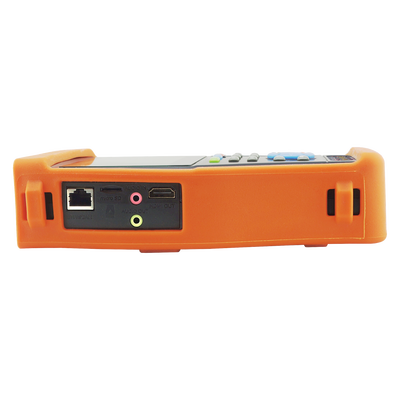 Probador de Video con Pantalla LCD de 4.3" para IP / HD-TVI 3.0 (hasta 3MP) / Análogo, Multímetro Digital, Salida HDMI, WiFi