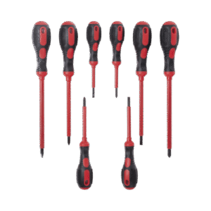 Juego de 8 Desarmadores con Aislante para Electricistas. Juego de 8 Desarmadores con Aislante para Electricistas.