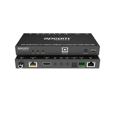 Kit Extensor HDMI | 4K2K@60HZ | HDR 4:4:4 | HDBaseT | 100M | Salida de Audio | HDCP 2.2 | IR Bidireccional | Admite la función USB KVM Kit Extensor HDMI | 4K2K@60HZ | HDR 4:4:4 | HDBaseT | 100M | Salida de Audio | HDCP 2.2 | IR Bidireccional | Admite la función USB KVM