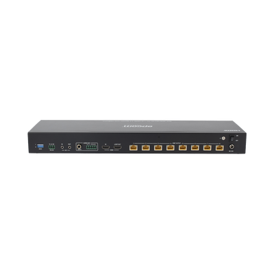 Splitter mas Extensor de Video | 1x8 | ProAV | HDBaseT™ | 120m en 4K@60Hz | 150m en 1080p@60Hz | Cat6/6a/7 | Gestión Avanzada EDID | Control IR y RS232 | PoC | Salida de Audio Splitter mas Extensor de Video | 1x8 | ProAV | HDBaseT™ | 120m en 4K@60Hz | 150m en 1080p@60Hz | Cat6/6a/7 | Gestión Avanzada EDID | Control IR y RS232 | PoC | Salida de Audio