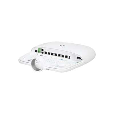Router inteligente de control WISP con FiberProtect de 6 puertos Gigabit RJ45 más 2 puertos Combo Gigabit RJ45/SFP