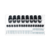 Montaje de Escritorio articulado para 4 monitores de 13 a 27" / Soporta hasta 15 kg / Vesa 75 x 75 / 100 x 100 / Acero