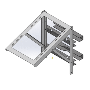 Montaje para Panel Solar de Poste o Torre Galvanizado Electrolítico (Ver Compatibilidad). Montaje para Panel Solar de Poste o Torre Galvanizado Electrolítico (Ver Compatibilidad).