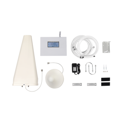 Kit Amplificador de Señal Celular TRIPLE banda de frecuencia / Mejora las llamadas convencionales y VoLTE / Soporta los datos de las tecnologías 2G, 3G y 4G de TELCEL, AT&T y MOVISTAR / Puede cubrir hasta 2 espacios de 300 m2 cada uno. Kit Amplificador de Señal Celular TRIPLE banda de frecuencia / Mejora las llamadas convencionales y VoLTE / Soporta los datos de las tecnologías 2G, 3G y 4G de TELCEL, AT&T y MOVISTAR / Puede cubrir hasta 2 espacios de 300 m2 cada uno.