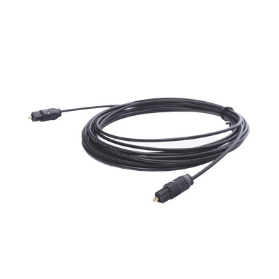 Cable Toslink de Fibra Óptica de 4.6m | Ideal para Mandar Audio Digital para Sistemas de Alta Calida | Compatible con Amplificadores VSSL Cable Toslink de Fibra Óptica de 4.6m | Ideal para Mandar Audio Digital para Sistemas de Alta Calida | Compatible con Amplificadores VSSL