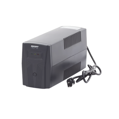 UPS de 850VA/510W / Topología Línea Interactiva / Entrada y Salida 120 Vca / Regulador de Voltaje AVR 80-150 Vca / Clavija NEMA 5-15P / 4 Tomas NEMA 5-15R /Sin RJ11 ni RJ45 UPS de 850VA/510W / Topología Línea Interactiva / Entrada y Salida 120 Vca / Regulador de Voltaje AVR 80-150 Vca / Clavija NEMA 5-15P / 4 Tomas NEMA 5-15R /Sin RJ11 ni RJ45