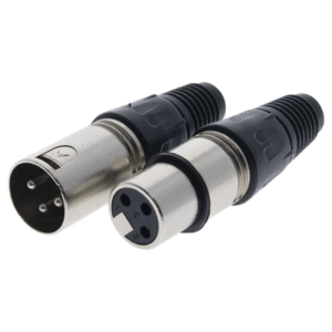 Kit Conector XLR Hembra + XLR Macho | Ideal para Conexiones de Micrófonos, Mezcladoras | Equipo de Audio Profesional Kit Conector XLR Hembra + XLR Macho | Ideal para Conexiones de Micrófonos, Mezcladoras | Equipo de Audio Profesional