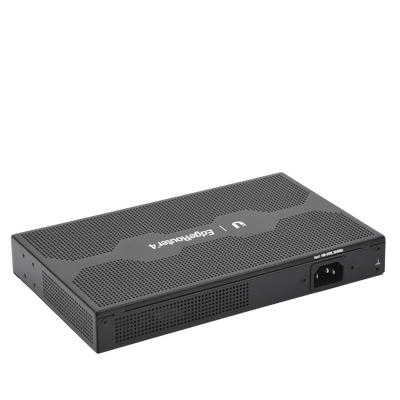 EdgeRouter 4, con 3 puertos 10/100/1000 Mbps + 1 puerto SFP, con funciones avanzadas de ruteo