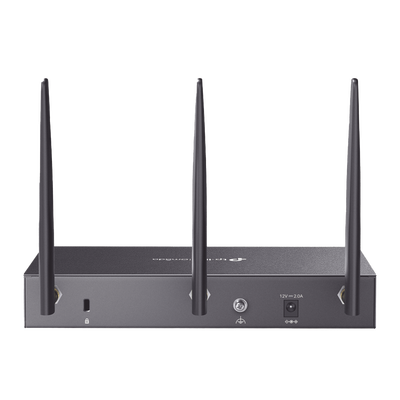 Router Omada VPN / SDN Multi-WAN Gigabit / 1 Puerto WAN SFP Gigabit / 1 Puerto WAN RJ45 Gigabit / 2 Puertos LAN RJ45 Gigabit / 2 Puertos Configurables LAN/WAN / 150,000 Sesiones Concurrentes / Administración Centralizada Omada o Stand-Alone