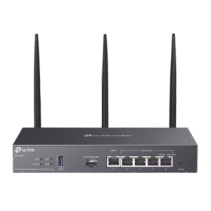 Router Omada VPN / SDN Multi-WAN Gigabit / 1 Puerto WAN SFP Gigabit / 1 Puerto WAN RJ45 Gigabit / 2 Puertos LAN RJ45 Gigabit / 2 Puertos Configurables LAN/WAN / 150,000 Sesiones Concurrentes / Administración Centralizada Omada o Stand-Alone