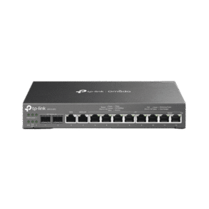 Router Omada VPN / SDN Multi-WAN 1G / Switch con PoE y Controlador / 2 puerto WAN/LAN SFP 1G / 1 Puerto RJ45 WAN / 1 Puerto WAN/LAN RJ45 / 8 Puertos PoE+ LAN RJ45 / 24,980 Sesiones Concurrentes / Administración por Controlador Omada o Stand-Alone