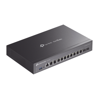 Router Omada VPN / SDN Multi-WAN Gigabit / 2 Puertos WAN/LAN RJ45 2.5 Gigabit / 8 Puertos WAN/LAN RJ45 Gigabit / 2 Puertos WAN/LAN SFP Gigabit / 1,000,000 Sesiones Concurrentes / Administración Centralizada Omada o Stand-Alone