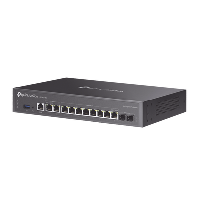 Router Omada VPN / SDN Multi-WAN Gigabit / 2 Puertos WAN/LAN RJ45 2.5 Gigabit / 8 Puertos WAN/LAN RJ45 Gigabit / 2 Puertos WAN/LAN SFP Gigabit / 1,000,000 Sesiones Concurrentes / Administración Centralizada Omada o Stand-Alone