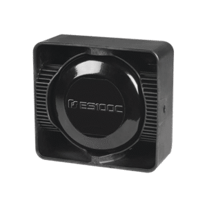 Bocina de emergencía Vehicular de 100 W cubierta de plastico