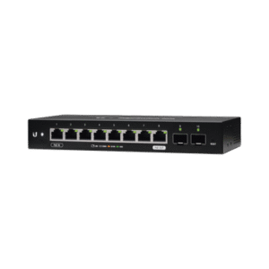 EdgeSwitch 10X Administrable de 8 Puertos Gigabit, PoE Passthrough + 2 Puertos SFP
