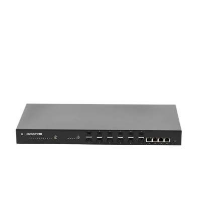Switch EdgeMAX Administrable de 12 puertos SFP Gigabit + 4 x RJ45 Gigabit, con funciones avanzadas de Capa 2