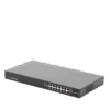 Switch EdgeMAX Administrable de 16 Puertos Gigabit con PoE+/PoE Pasivo 24V + 2 Puertos SFP, 150 W