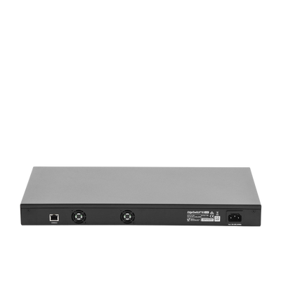 Switch EdgeMAX Administrable de 16 Puertos Gigabit con PoE+/PoE Pasivo 24V + 2 Puertos SFP, 150 W