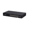 EdgeSwitch 18X Administrable para WISP asequible y sin ventilador con (16) puertos Gigabit RJ45 y (2) puertos SFP