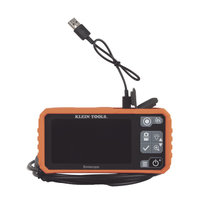 Cámara Boroscopio de Inspección 5.5mm 720p USB-C, LCD 4.3" Color, Cuello de Cisne Nylon de 10' (3m) con Imán, Espejo, 6 LED´s. Batería Io-Li Recargable. Ideal en Electricidad, HVAC, Plomería y Aviación Cámara Boroscopio de Inspección 5.5mm 720p USB-C, LCD 4.3" Color, Cuello de Cisne Nylon de 10' (3m) con Imán, Espejo, 6 LED´s. Batería Io-Li Recargable. Ideal en Electricidad, HVAC, Plomería y Aviación