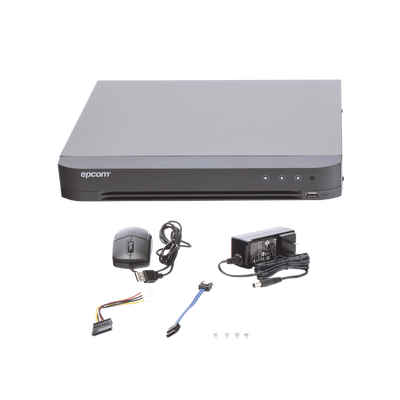 DVR 4 Canales TurboHD + 2 Canales IP / 5 Megapixel Lite- 3K Lite / Acusense (Evista falsas alarmas) / Audio por Coaxitron / Bahía de Disco Duro / Salida de Video en Full HD DVR 4 Canales TurboHD + 2 Canales IP / 5 Megapixel Lite- 3K Lite / Acusense (Evista falsas alarmas) / Audio por Coaxitron / Bahía de Disco Duro / Salida de Video en Full HD