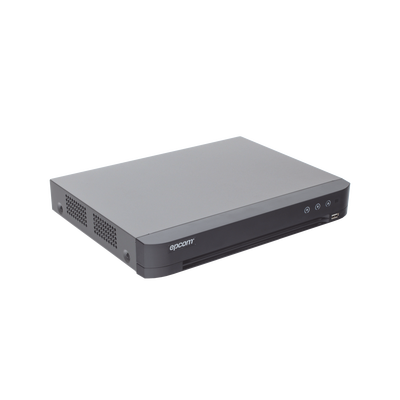 DVR 4 Megapixel / 16 Canales TURBOHD + 8 Canales IP / 1 Bahía de Disco Duro / Audio por Coaxitron / Evita Falsas Alarmas / Salida de Video en Full HD