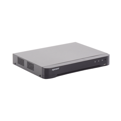 DVR 16 Canales TurboHD + 8 Canales IP / 5 Megapixel Lite - 3K Lite / Acusense (Evita Falsas Alarmas) / Audio por Coaxitron / 1 Bahía de Disco Duro / H.265+ / Salida de Video en Full HD