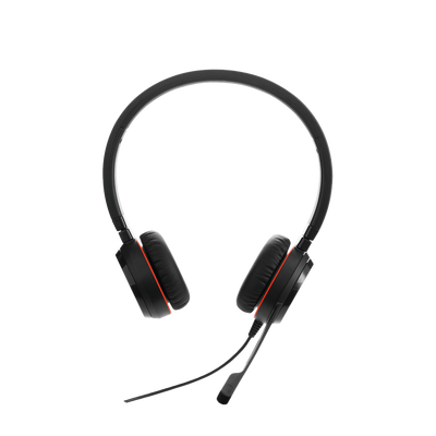Jabra Evolve 20SE STEREO con conexión USB, micrófono con cancelación de ruido de última generación, configuración Plug and Play, Certificación Microsoft Teams (4993-823-309)