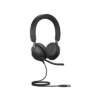Jabra Jabra Evolve 2 40, Auricular stereo versión UC con aislamiento de ruido, conexión USB-A y indicador de ocupado (Busylight) (24089-989-999)