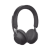 Jabra Evolve2 65, Auricular stereo versión UC con aislamiento de ruido activa, dongle USB-A indicador de ocupado (Busylight) (26599-989-999)