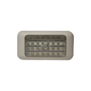 Luz rectangular blanca cálida para interiores