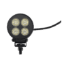 Luz de Trabajo Ultra brillante Circular, 4 LED, 2556 Lúmenes, 12-24 Vcd
