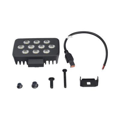 Luz de Trabajo Ultra brillante Cuadrada, 10 LED, 8937 Lúmenes, 12-24 Vcd