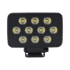 Luz de Trabajo Ultra brillante Cuadrada, 10 LED, 8937 Lúmenes, 12-24 Vcd