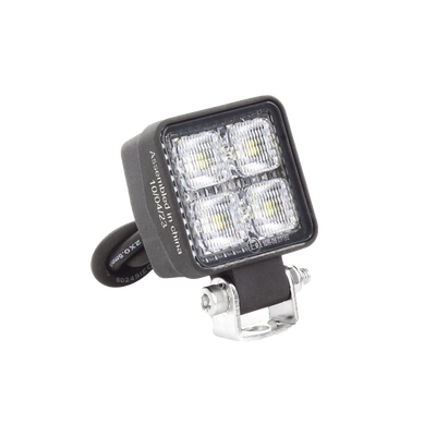 Luz de trabajo de 4 LED de 10 Watt, 12-24 Vcd, 800 lúmenes