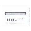 Barra LED dobe fila, 25 pulgadas, 12-24 Vcc, 4750 Lumenes