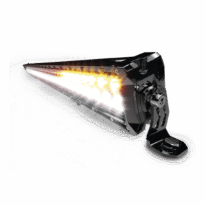 Barra de luz LED clara/ ambar, 12-24 Vcc, 12,600 lumenes, IP67